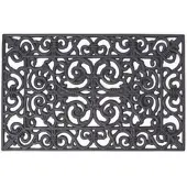 Homescapes FUSSMATTE Ornament, Gummi 45/70 cm