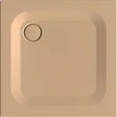 Bette BetteUltra Rechteck-Duschwanne mit BetteGlasur Plus, 850x850x25mm, 1589-003PLUS, Farbe: Bahamabeige