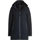 Betty Barclay 4-in-1 Jacke mit abnehmbarer Kapuze, Zweiwege-Reißverschluss, Gesamtlänge 82 cm