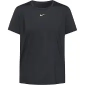 Nike W NK ONE CLASSIC DF SS TOP BLACK/BLACK/HYPER PINK/WHITE