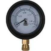 Ks Tools Manometer Ø 75,0 mm, 0 - 1 bar mit 1/4' Schnellkupplung ( 150.2327 )