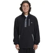 Quiksilver - No Destination Half Snap - Fleecepullover Gr L schwarz