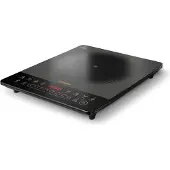 Philips 5000 series Vesuvio Induktionskochfeld, Schwarz, Grau, Arbeitsplatte, 29.5 cm, Zonen-Induktionskochfeld, Glaskeramik, 1 Zone(n)