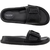 Original Brands HOLSTER Holster Laze Vegane Komfort-Pantoletten für Damen SCHWARZ 37