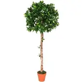 Homescapes KUNSTBAUM Ficus formgeschnitten, 125 cm