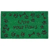 Homescapes FUSSMATTE Wipe Your Paws, Kokosfaser 40/70 cm