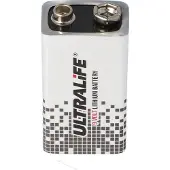 Ultralife Lithium Batterie 9 Volt, E-Block, U9VL, U9VL-J, U9VL-J-P