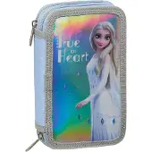 Sonstiges Dvoupatrový penál Frozen 2 Ledové království True vybavený metalický efekt