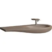 Laufen H8149741881091 WT ALESSI 500x1200x165 Ablage links