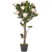 Homescapes KUNSTBAUM Rosenstock rosa, 90 cm