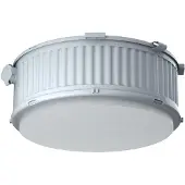 Kaiser Einbaugehäuse HaloX250, Universal-Mineralfaserplatte, bis Ø250mm, für Plattendecken, Kunststoff, 1 Stk.