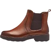 Tamaris COMFORT Damen Chelsea Boots aus Leder Herbst, Braun (Cognac), 38 EU