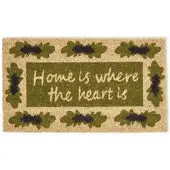 Homescapes FUSSMATTE Home is where the heart is, Kokosfaser 40/70 cm