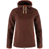 Fjällräven Pullover Övik Fleece Hoodie Women Autumn Leaf-XS