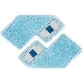 Leifheit 2er Set Wischbezug CLEAN TWIST M Ergo / POWER CLEAN M, speziell für Parkett und Holzböden