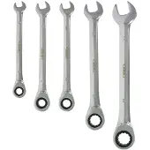 VAR Set Of 5 Rachet Combination Wrenches Werkzeug