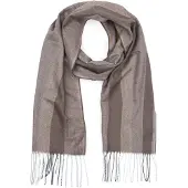 Suitable Geeigneter Herrenschal Softfeel Herringbone Braun