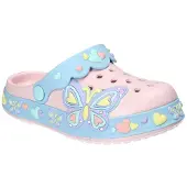 American Club NH184, Kinder EVA Pantoletten leichte Badeschuhe bequem, Pink 32