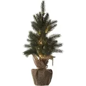 Emos LED Weihnachtsbaum, 52 cm, 3x AA, Innen, warmweiss, Timer, DCTW01