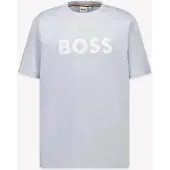 HUGO BOSS T-Shirt J52711 Himmelblau Regular Fit