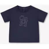 GUESS T-Shirt N6RI17 grK8HM4 Dunkelblau Regular Fit