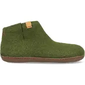 Tofvel Pantoffel Unisex Mula Grün Wollfilz