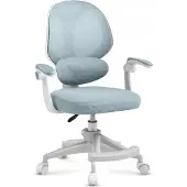 Adler Junior 4.5 Blau | Verstellbarer Drehstuhl für Kinder und Teenager | Höhenverstellbar