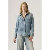 Levi's Iconic Western Shirt Größe: S | Longsleeves Outlet | Damen