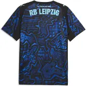 Puma Red Bull Leipzig Special Edition Replica Kurzarm-t-shirt Blau L Mann Blau L