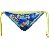 Superdry für Damen. W3010404A Blaues Bikinihöschen mit seitlichen Bändern (XL), Strandbekleidung, Recyceltes Polyester, Nachhaltig