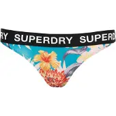 Superdry für Damen. W3010401A Classics Bikiniunterteil mehrfarbig (S), Strandbekleidung, Recyceltes Polyester, Nachhaltig