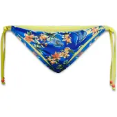 Superdry für Damen. W3010404A Blaues Bikinihöschen mit seitlichen Bändern (M), Strandbekleidung, Recyceltes Polyester, Nachhaltig