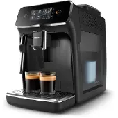 Philips Kaffeevollautomat 2200 Series, 2 Kaffeespezialitäten, Milchaufschäumer, Schwarz (EP2221/40)