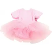 Götz 3402473 Puppenbekleidung Balletanzug Gr. XL - Dress für Ballerinas - rosanes Balletkleidchen für Stehpuppen mit einer Größe von 45 - 50 cm