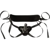 Sei mio - Strap-on Dildo mit Harness - 15 cm (schwarz)