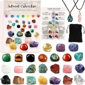 Sonstiges Adventskalender 2024 Chakra-Kristalle Weihnachten Geschenkidee für Frauen und Kinder