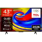 TCL P7L 43P7L, 109,2 cm (43"), 3840 x 2160 Pixel, QLED, Smart-TV, WLAN, Schwarz