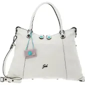 Gabs Leder Handtasche Umhängetasche Thamara Hand Bag Avorio weiß