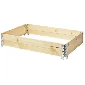 Roysson Hochbeet 80 x 60 cm Palettenrahmen | Langlebig & Nachhaltig für den Garten