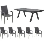 Mwh Interliving/7011/Verona Gartenmöbel-Set 7tlg
