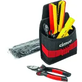 Cimco Gürteltasche Solar inkl. 5 Tlg 170475 Electrical contractor, Trades person Tool bumbag (+ tools) 6-piece