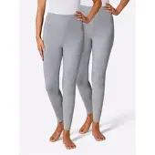 Witt Weiden Leggings in grau-meliert | Gr.: 52/54