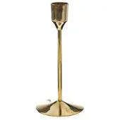 MARELIDA Stabkerzenhalter Kerzenständer H: 15,5cm in gold | Gr.: onesize