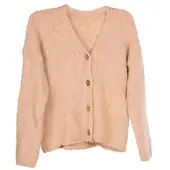 StyleBREAKER Strick Cardigan in Rose | Gr.: onesize