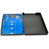 CoreParts MSNX1001B, SSD-Gehäuse, 2.5", Serial ATA III, 6 Gbit/s, Schwarz