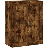 vidaXL Highboard Räuchereiche 69,5x34x180 cm Holzwerkstoff