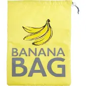 Famanu Bananentas Atmungsaktiv – Verlängert Frische von Obst – Wiederverwendbar – Gelb