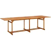 vidaXL Garten-Esstisch 280x90x75 cm Massivholz Akazie