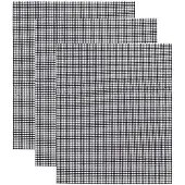 Famanu BBQ-Grillmat - hitzebeständig, antihaft, einfach zu reinigen (40 x 30 cm)