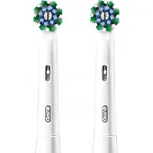 Oral-B | Replaceable toothbrush heads | EB50RX-2 Cross Action Pro | Heads | For adults | Number of brush heads included 2 | White